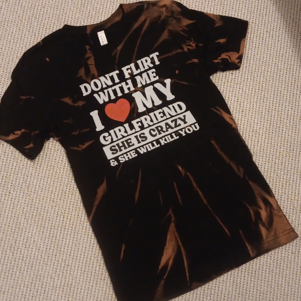 Girlfriend Will Kill You distressed t-shirt